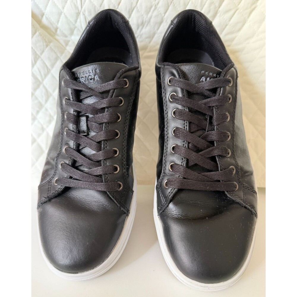 Men's Perry Ellis America Black Lace Up Casual walking Shoes Size 11.5
